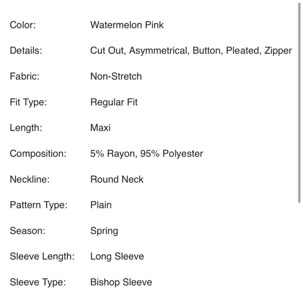 Rose pink cut out dress - Picture 3 of 10